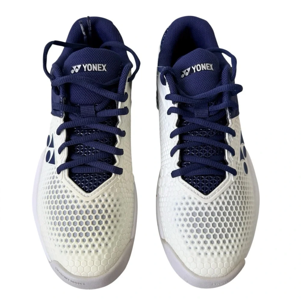Yonex Power Cushion Eclipsion2 white and navy size W 9.5 or M 8 - Picture 3 of 10